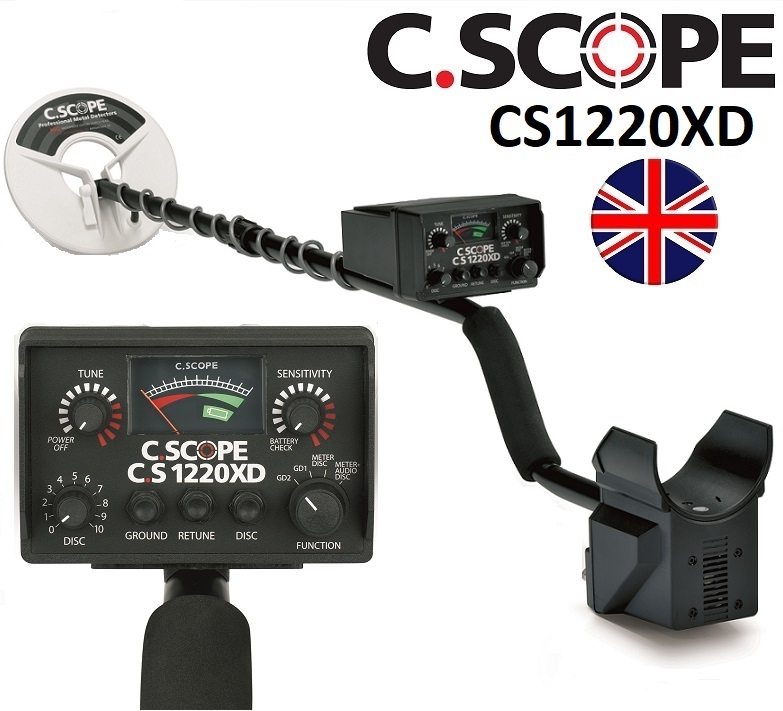 C.scope CS1220XD Metalldetektor