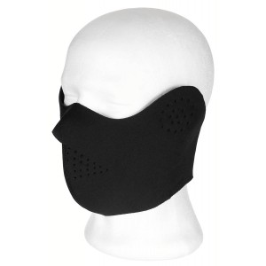 Gesichtsschutz-Maske, schwarz, winddicht