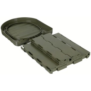 Campingtoilette, faltbar, oliv