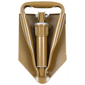 BW Klappspaten, 3-teilig, coyote tan