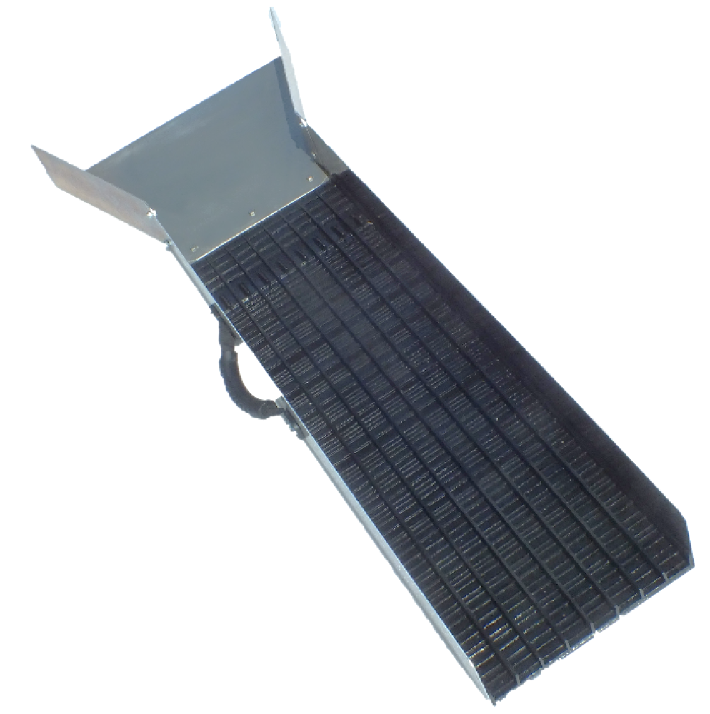 Weltneuheit!! GRIZZLY MAT, schwarz --- KOMPLETTE WASCHRINNE --- 119,5 cm lang - 25,6 cm breit -- Trichter 45 cm breit -