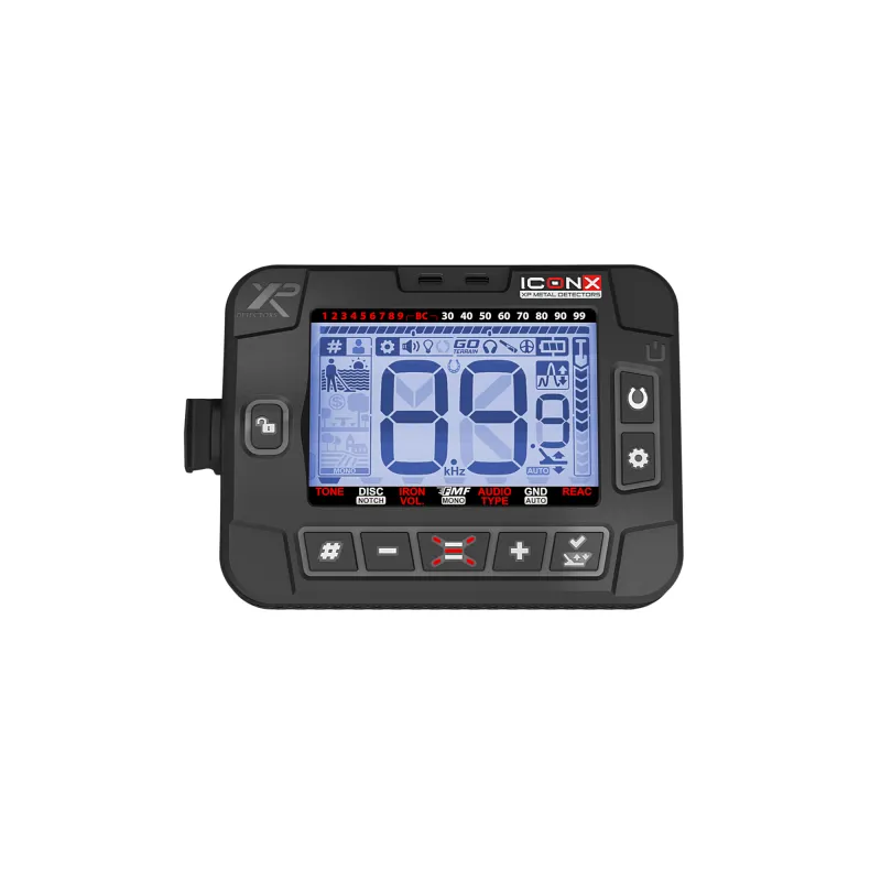 XP Icon X Metalldetektor, 28cm Suchspule, kabellos, FMF Multifrequenz (ICONX-28FMFRC)