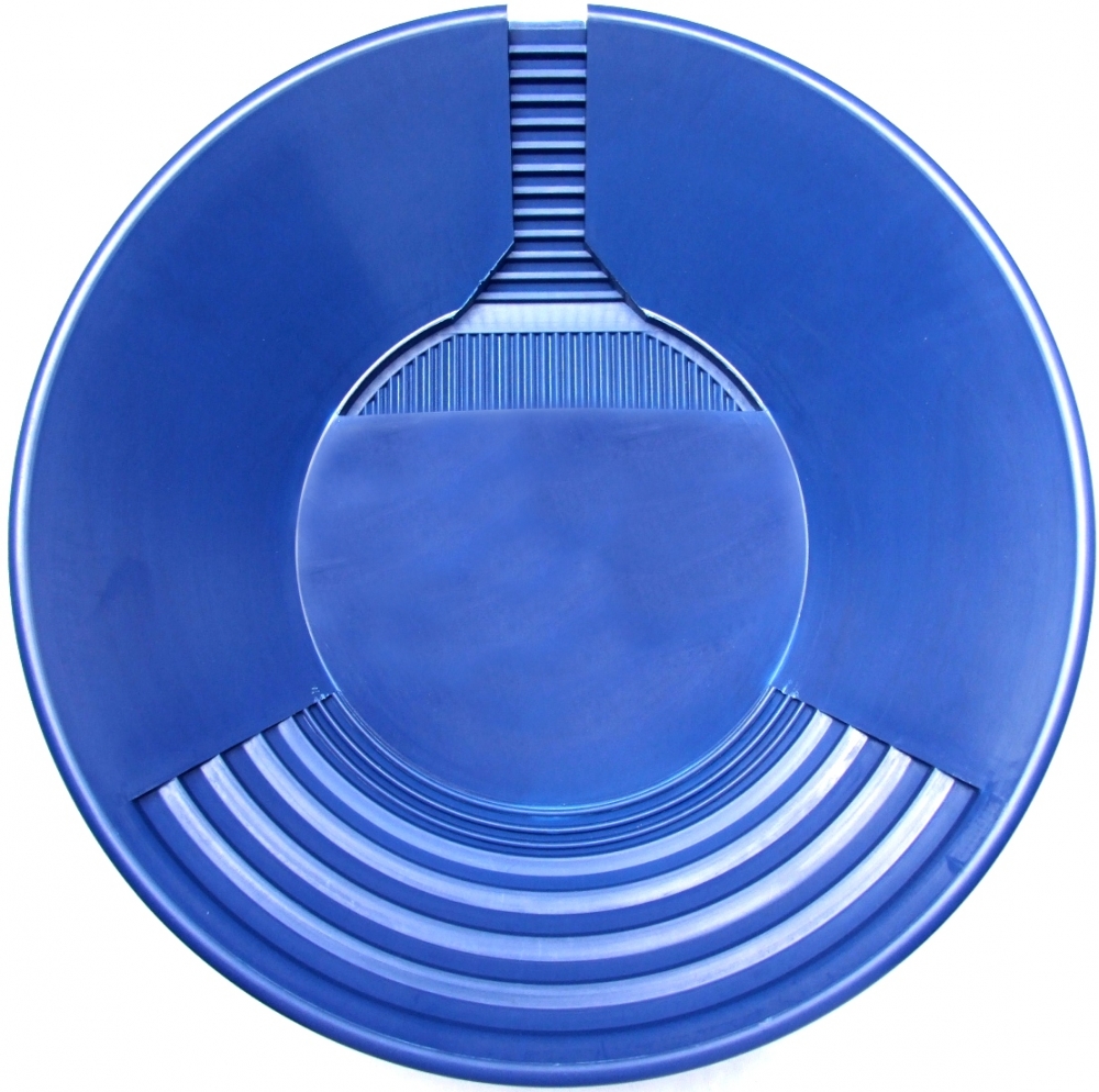 Trinity Bowl Gold Pan 14'' - blau