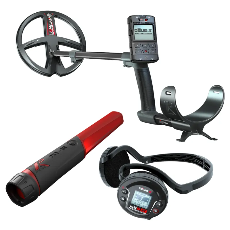  XP DEUS 2 II 22 FMF RC WS6 ST Metalldetektor, 22cm Suchspule, WS6 ST Kopfhörer + Gratis Mi6 (DEUS2-22FMFRCW6STG)