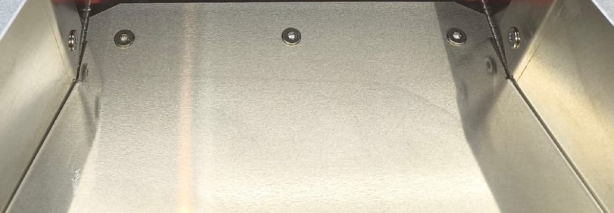 Weltneuheit!! GRIZZLY MAT -- blau --- KOMPLETTE WASCHRINNE --- 119,5 cm lang - 25,6 cm breit -- Trichter 45 cm breit